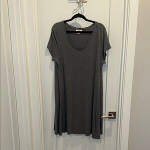 Style & Co. Dark Gray Tunic Top